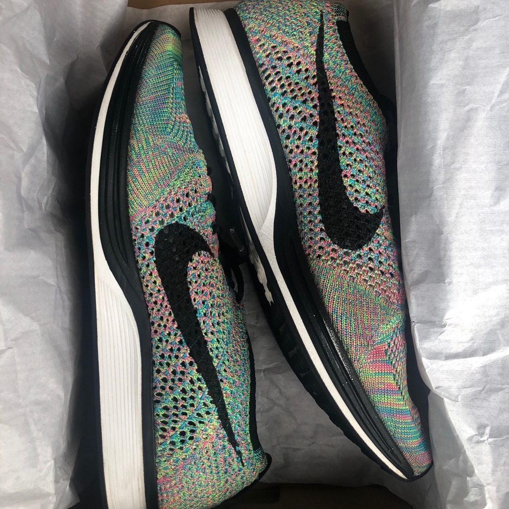 NIKE FLYKNIT RACERS | GREEN BLUE, 10.5 W & 9 M⚡️⚡️ - Picture 2 of 6